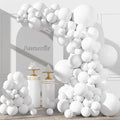 Amandir 153pcs White Balloons Arch Garland Kit Different Sizes | 18 12 10 5 by Amandir