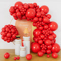 Red Balloon Arch Kit, Graduation, Valentine's Day, Baby Shower, Party by KUULBELAballoons