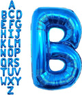 40 Inch Blue Letter B Balloons, DIY Phrase Foil Alphabet Letter B Balloons DIY by LHOAVWE