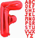 Red Letter F Balloons, F Balloon 40 Inch F Balloons Letter by BBPOOL