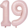 40 In Matte Pink Number Balloons Helium Foil Mylar Balloon Party Digital 19 | by Exquisitehighqualitypartydecorationstomeetyoureveryneed%EF%BC%81