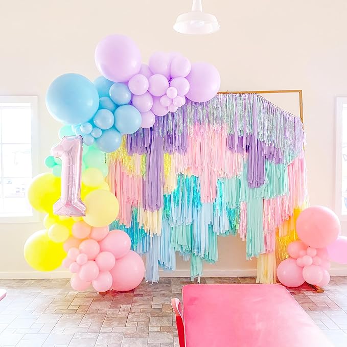 Voircoloria 105pcs Pastel Party Latex Balloons, 12inch | - Image 4