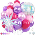 Pink Purple Balloons for Girls Party Decor | 12 Inch Pink Purple Balloons by FEYG