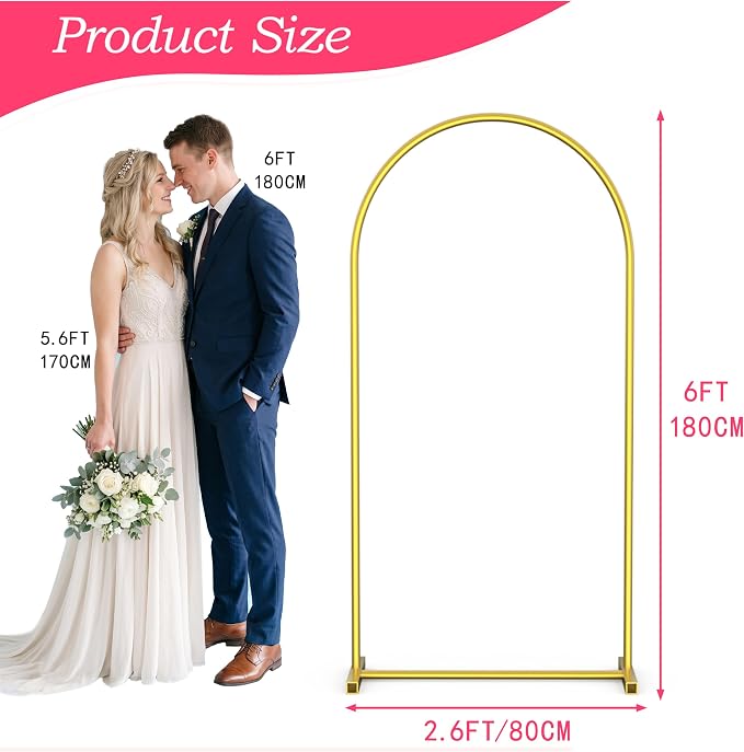 6FT Arch Backdrop Stand, Backdrop Arch - Image 3