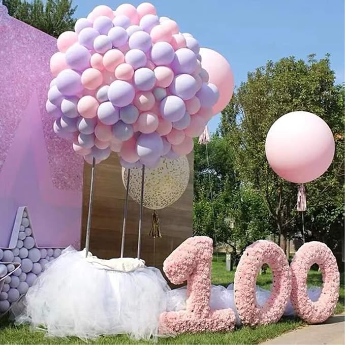 5 inch Pastel Purple Party Balloons - Image 6