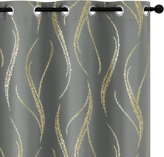 Yakamok Grey Light Blocking Curtains by Yakamok