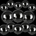 13pcs Bobo 4D Balloons 22" 18" 13" 4D Clear Ball Balloon Bobo Balloons by Unknown