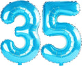 40 Inch Number 35 Balloons for 35th Birthday Party Decorations, 0-100 Jewelry by FOBELEC
