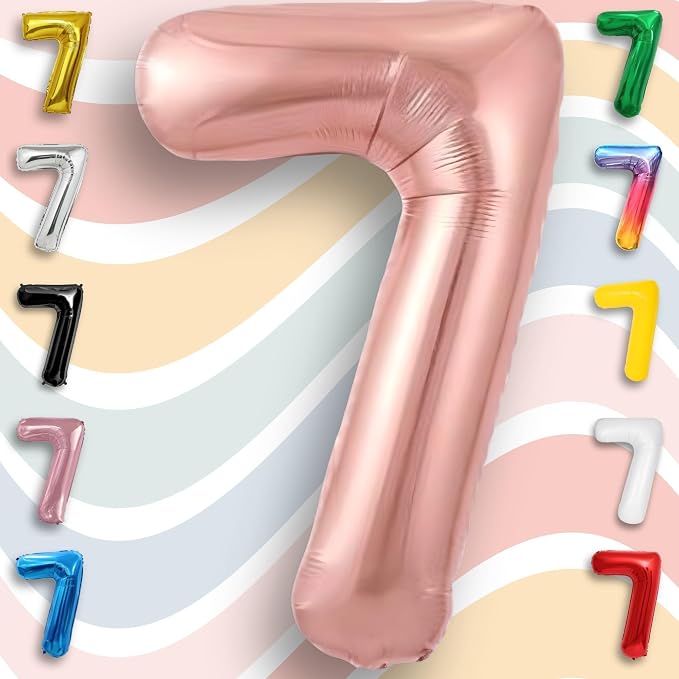 Black Number 0 to 9 Mylar Balloon 40 Inch - Image 2