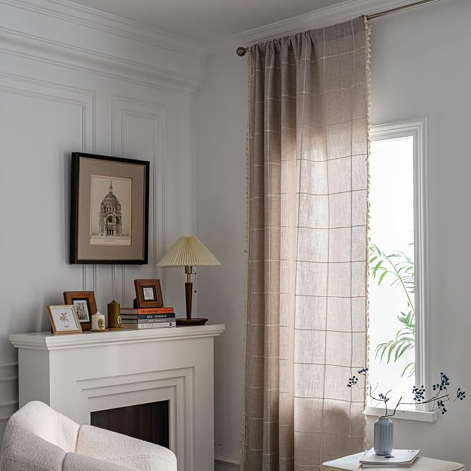 Sutuo Home Boho Curtains for Bedroom 96 Inches Long, Light Filtering Country - Image 6