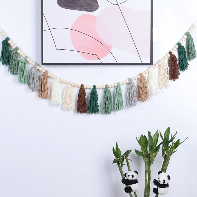 Boho Tassel Garland, Boho Tassel Garland Party Decor - Image 6