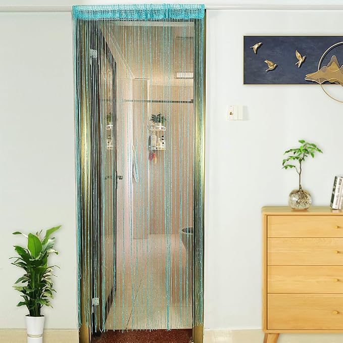 Home Decor Sequin Curtain for Doorway, Door String Curtains, 39x79 inch Hanging - Image 3