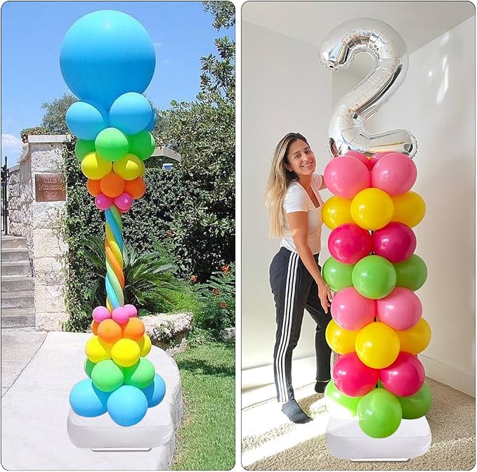 Balloon Column Stand Kit Set of 4, 7 Feet Height Adjustable Balloon Stand Kit - Image 5