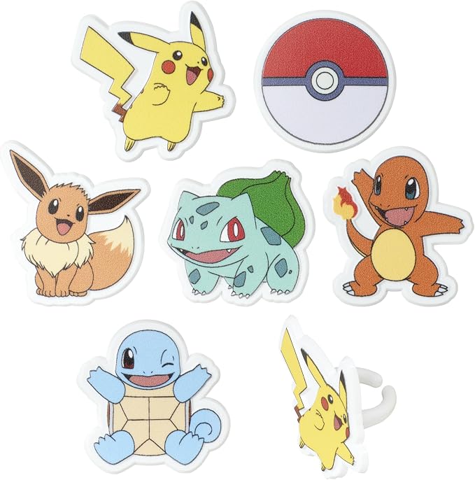DecoPac Pokémon Rings, Cupcake Decorations - Image 5