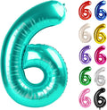 Nile Blue Number 6 Balloon 40 Inch by IWERP