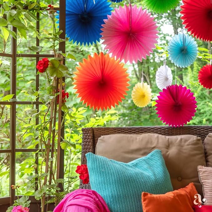 Colorful Paper Fans - Image 6