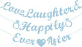 Ctosree Love Laughter & Happily Ever After Banner, Pre-strung, Ever After by Ctosree