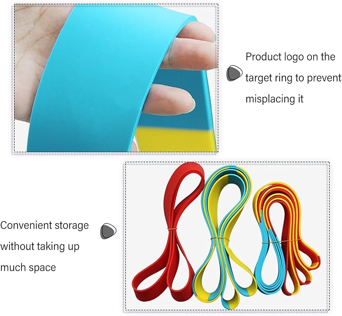 Golf Practice Target Ring, Thin Silicone Vibrant Target Indicator GolfTargets Circle for Putting, Chipping, Pitching for Training