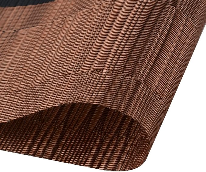 SHACOS Table Runners Woven Vinyl Table Mats 12x71 inch - Image 6