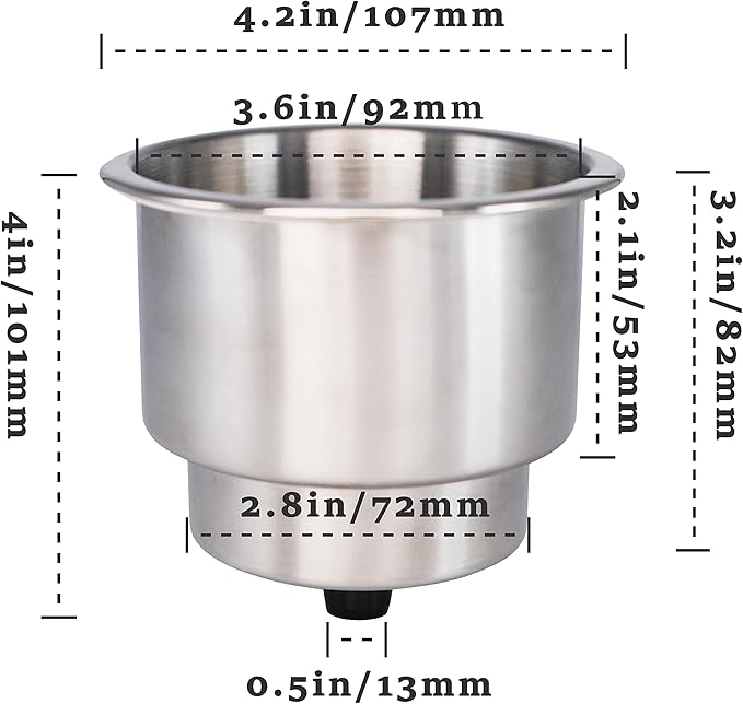 DNB Stainless Steel Cup Holder - Image 3