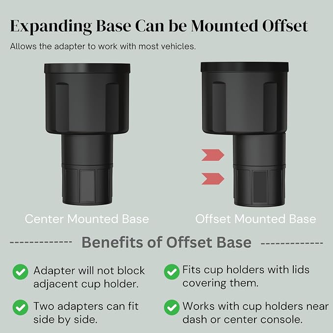 Car Cup Holder Expander Adapter - Image 5