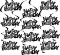 BEISHIDA 12 Pcs Happy Birthday Hanging Swirl Decorations, Birthday Party by Beishida