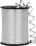 Silver Ribbon - 500 Yard Crimped Curly Ribbon by OMISELIO