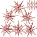 Rose Gold Star Balloons, Big 72 Pieces 26 Inch Explosion Foil Cone Balloons by GCTWFYK