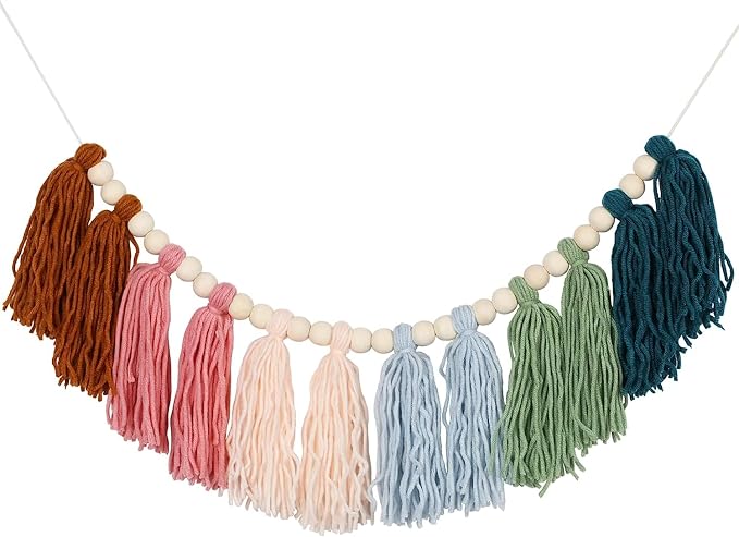 Colorful Boho Tassel Garland by kcaiarsso