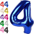 Night Blue Number 4 Balloon 40 inch, 4th Birthday Party Balloons Decorations | by Upgesy