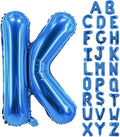 Letter Balloons 40 Inch Blue Giant Alphabet Balloons Letter K | Foil Mylar Big by YUNSHANGMO