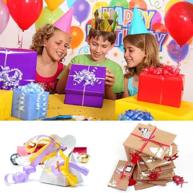 600 Yards Curling Ribbon, Balloon String Roll Ribbon and Bows - Image 7