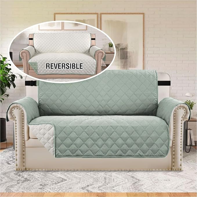 H.VERSAILTEX Reversible Loveseat Couch Cover - Image 3