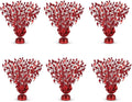 PMU 6 Pcs Red Graduation Balloon Weights, Graduation Centerpieces by PMU