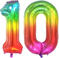 40 inch digital balloon, Jelly Color, Number 10 by TNCDJKPA