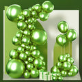 PartyWoo Metallic Green Balloons 85pcs Different Sizes of 18 12 10 5 Inch | by PartyWoo