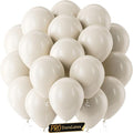 Pro Duralatex White Sand Extra-Thick Balloons 120 Pack 10 inch | Sand White by Bezente