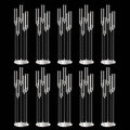 42.5inch 10pcs Acrylic Candelabra Centerpieces by MEISHAONV