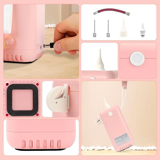 Balloon Pump Electric Air Pump for Long Balloon, 260/160 Balloon Inflator Pump - Image 4