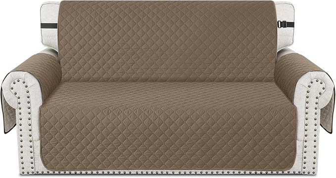 XINEAGE Waterproof Loveseat Sofa Cover, Washable Slipcover 2 Seater Couch Cover by XINEAGE