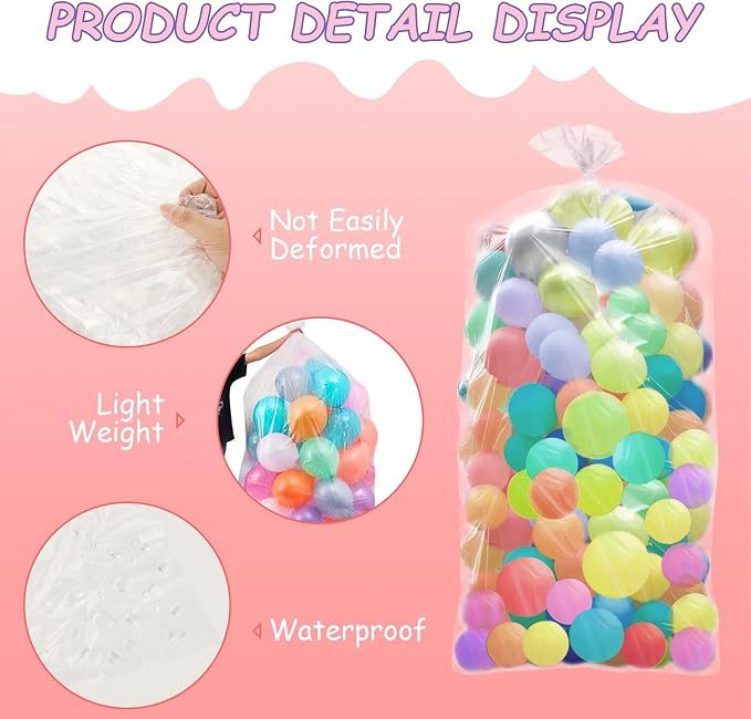 WOPPLXY 8 Pcs 98.4 x 59 Inches Large Balloon Bags - Image 3