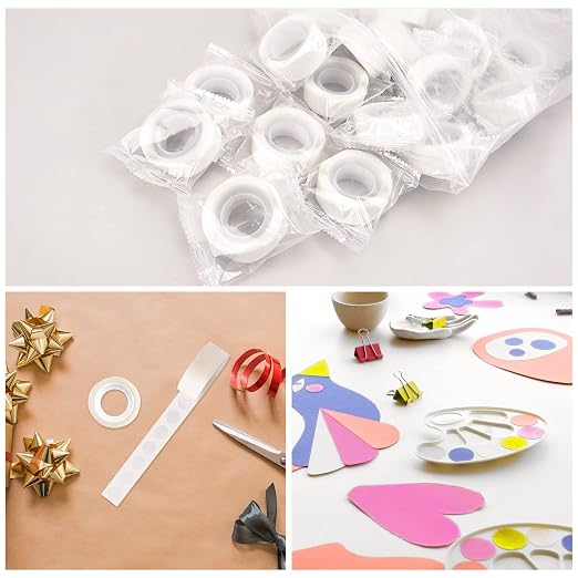 Glue Points, 2000 12mm/0.47" 20 Rolls Poster Putty Adhesive Clear Balloons Dots - Image 5