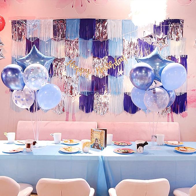 Yellow Tissue Paper Tassel Garland DIY Hanging Paper Decorations - Image 5