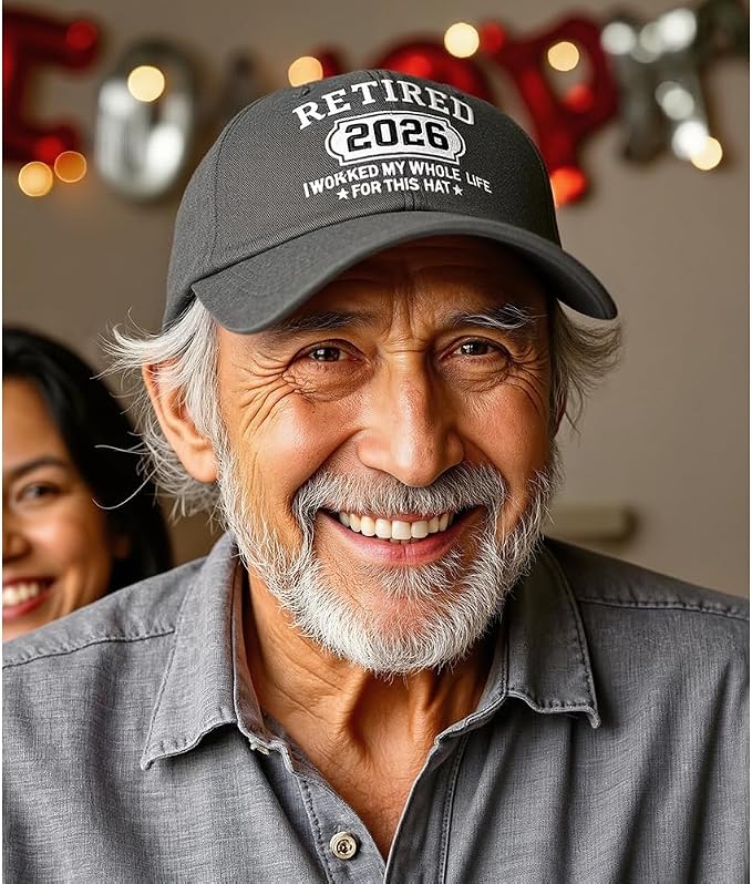 Retirement Gifts for Men Woman 2026 Mens Retired Hat Teacher Coworker Dad - Image 3