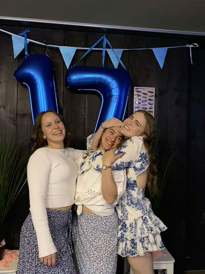 Night Blue Number 7 Balloon 40 inch, 7th Birthday Party Balloons Decorations | - Image 6