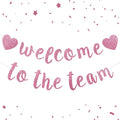Welcome to the Team Banner Pre-Strung No DIY, Glitter New Employee Welcome by Unknown