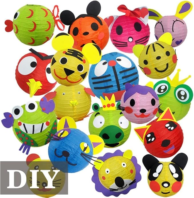 LURICO 16 Pcs Colorful Paper Lanterns - Image 6