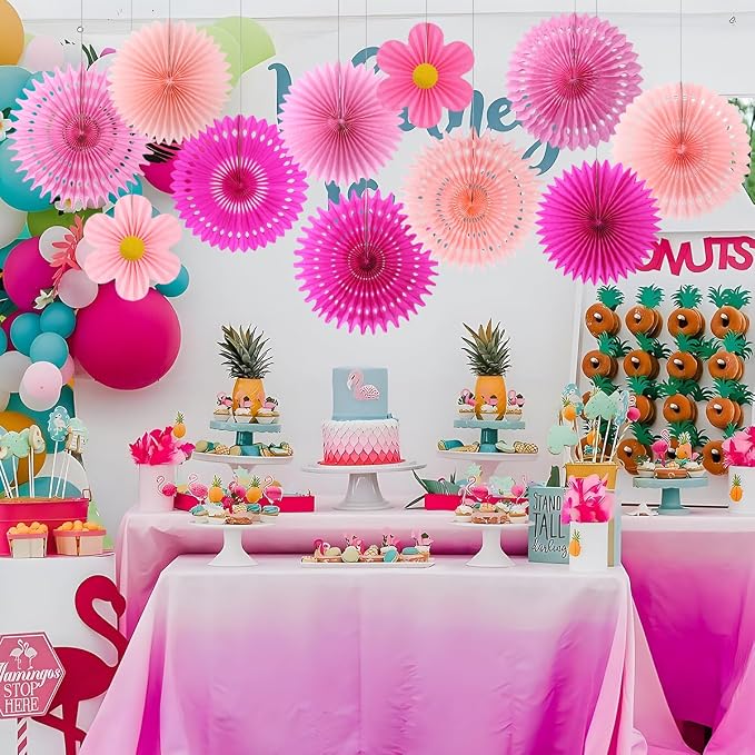 zilue Paper Fans Party Decorations Paper Flowers Decorations - Image 7