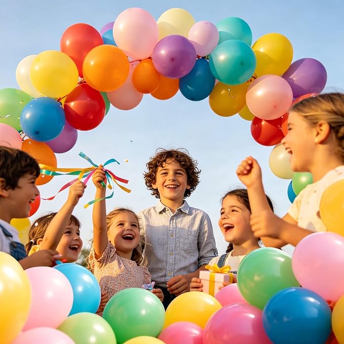 Latex Balloons 120 Pack 12 Inch 12 Colors - Image 5
