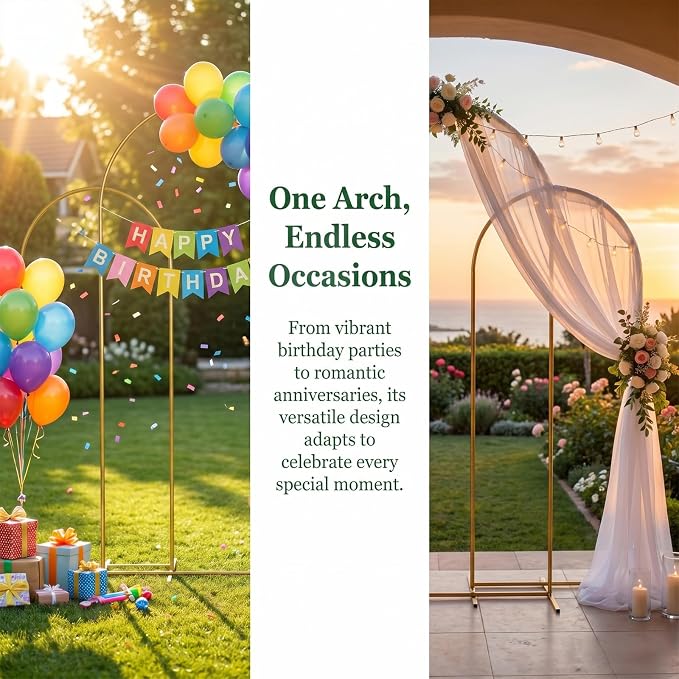 Arch Backdrop Stand 6FT Arcos para Decoracion De Fiestas Balloon Arch Stand - Image 8